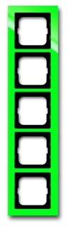 ABB 1754-0-4351 Рамка 5-постовая, серия axcent, цвет зелёный