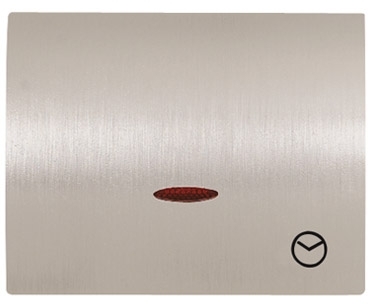 ABB 8462 AL Накладка для выключателя с таймером 8162, серия OLAS, цвет полированная сталь