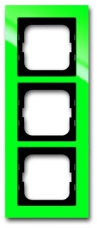ABB 1754-0-4339 Рамка 3-постовая, серия axcent, цвет зелёный