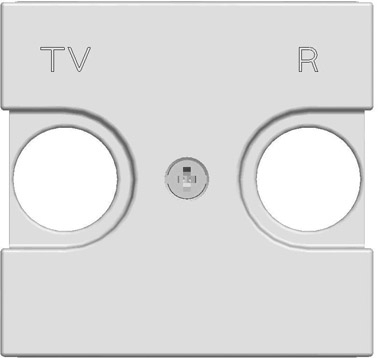 ABB N2250.8 CV Накладка для TV-R розетки, 2-модульная, серия Zenit, цвет шампань