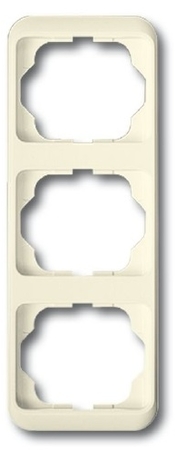 ABB 1754-0-3765 Рамка 3-постовая, вертикальная, серия alpha nea, цвет слоновая кость