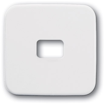 ABB 1731-0-0926 Клавиша для механизма 1-клавишного выключателя/переключателя/кнопки, с окном для символа, серия Reflex SI, цвет альпийский белый