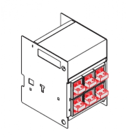 ABB 1SDA037821R1 Фиксированная часть выкатного исполнения E1 W FP 3p HR-HR