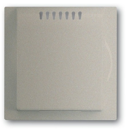 ABB 6599-0-2142 Плата центральная (накладка) для усилителя мощности светорегулятора 6594 U, KNX-ТР 6134/10 и цоколя 6930/01, серия impuls, цвет шампань-металлик