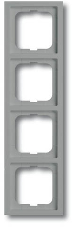 ABB 1754-0-4200 Рамка 4-постовая, серия future, цвет stone/серый