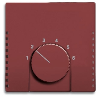 ABB 1710-0-3547 Плата центральная (накладка) для механизма терморегулятора (термостата) 1094 U, 1097 U, серия solo/future, цвет toscana/красный
