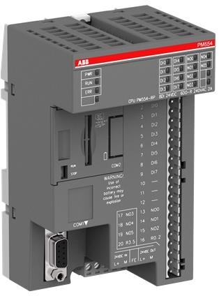 ABB 1SAP120700R0001 Контроллер, AC500-eCo, 128 кБ, 8DI/6DO реле, =24В, PM554-RP