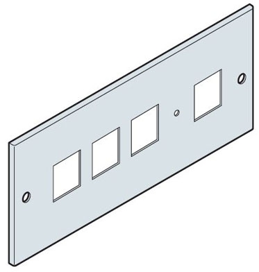 ABB EH3496K Панель под 4 изм устр-ва 96x96 200x800мм ВхШ