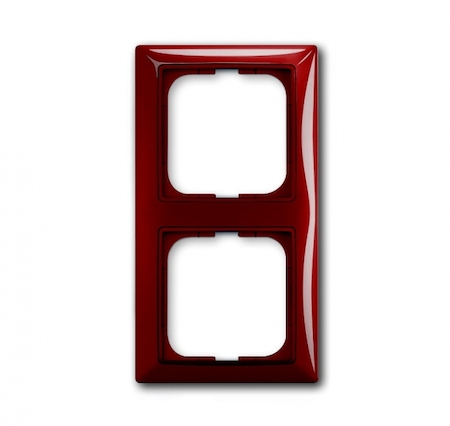 ABB 1725-0-1517 Рамка 2-постовая, серия Basic 55, цвет foyer-red