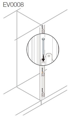 ABB EV0008 Набор шпилек для соединения шкафов (8шт)
