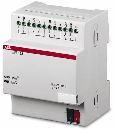 ABB 2CDG110037R0011 SA/S 8.6.1 Бинарный выход 8-ми канальный 6 А, MDRC