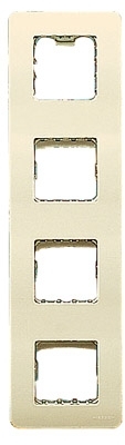 ABB 2273.2 BM Рамка 3-постовая, вертикальная, с монтажными лапками, серия Stylo, цвет слоновая кость