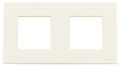 ABB N2272 BL Рамка 2-постовая, серия Zenit, цвет альпийский белый