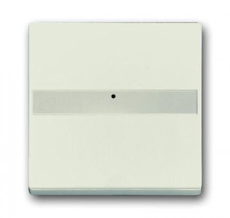 ABB 1731-0-1991 Клавиша с полем для надписи, со световодом, для выключателей/переключателей/кнопок, серия solo/future, цвет chalet-white