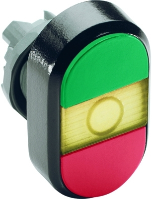 ABB 1SFA611130R1103 Green/Red Modular Double Pushbutton