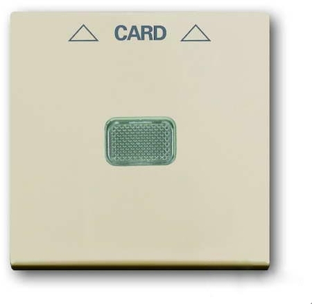 ABB 1710-0-3865 Накладка (центральная плата) для механизма карточного выключателя 2025 U, Basic 55, слоновая кость