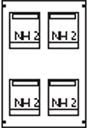 ABB AG66 Пластрон для 4 NH2 2ряда/5 реек