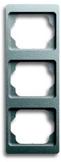 ABB 1754-0-4128 Рамка 3-постовая, вертикальная, серия alpha exclusive, цвет титан