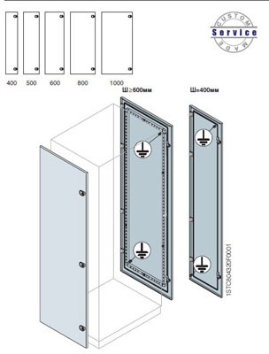 ABB EC2211K Дверь боковая 2200x1000мм ВхГ