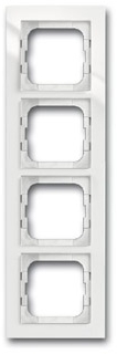 ABB 1753-0-4124 Рамка 4-постовая, для монтажа заподлицо, серия axcent, цвет белый