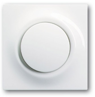 ABB 1753-0-0007 Клавиша для механизма 1-клавишного выключателя/переключателя/кнопки, серия impuls, цвет альпийский белый
