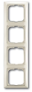 ABB 1725-0-1514 Рамка 4-постовая, серия Basic 55, цвет chalet-white