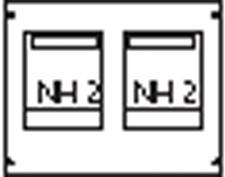 ABB AG92 Пластрон для 2 NH2 2ряда/3 рейки
