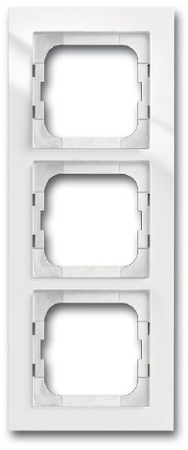 ABB 1753-0-4123 Рамка 3-постовая, для монтажа заподлицо, серия axcent, цвет белый