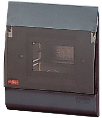 ABB 12037 ESTETICA бокс в нишу 4М прозр.дверь серый