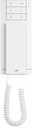 ABB M22001-W Абонентское устройство, трубка, 6 клавиш, белая