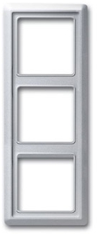 ABB 1730-0-0280 Рамка 3-постовая, серия Allwetter 44, цвет серебристо-алюминиевый