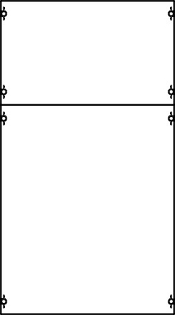 ABB 2CPX037633R9999 2B2A Verteilerfeld BH2 2-Feld