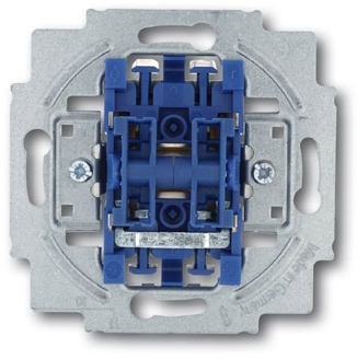 ABB 1413-0-0509 Механизм 2-клавишной кнопки с 2-мя раздельными цепями (нормально-открытый контакт), 10А 250В