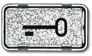 ABB 1714-0-0286 Линза прозрачная с символом "КЛЮЧ", серия Allwetter 44
