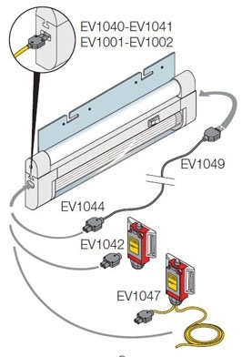 ABB EV1042 Выключатель концевой+вилка 2 пол.