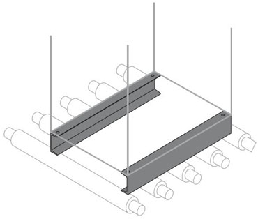 ABB EZ4001 Цоколь усиленный 100х400 ВхШ (2шт)