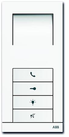 ABB 83210 AP-624-500 Абонентское устройство, аудио, 4 клавиши, белое