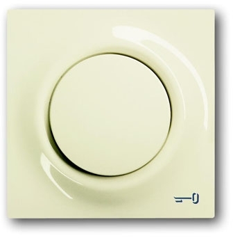 ABB 1753-0-0074 Клавиша для механизма 1-клавишного выключателя/переключателя/кнопки, с лампой подсветки и символом "КЛЮЧ", серия impuls, цвет слоновая кость