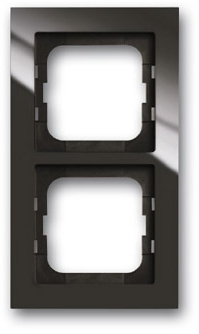 ABB 1754-0-4492 Рамка 2-постовая, серия axcent, цвет château-black