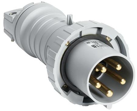 ABB 2CMA166836R1000 Plug, 1h, 125A, IP67, 3P+N+E