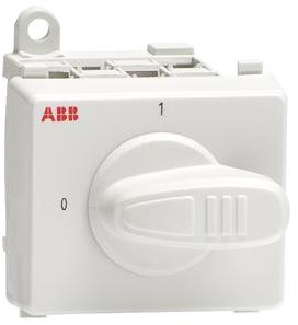 ABB 1SCA126458R1001 OC25 Cam switch, Ith=25A, ON-OFF, 6-contacts, DIN-rail and screw base mounting, Grey Modular handle