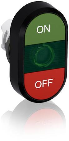 ABB 1SFA611132R1102 Green/Red Modular Double Pushbutton