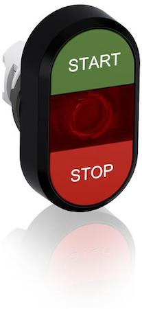 ABB 1SFA611133R1101 Green/Red Modular Double Pushbutton