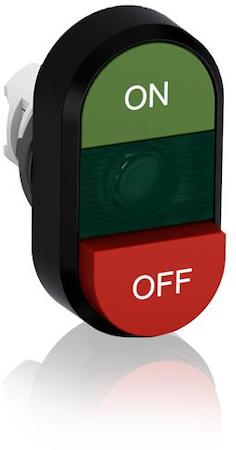 ABB 1SFA611143R1102 Green/Red Modular Double Pushbutton