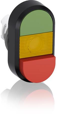 ABB 1SFA611141R1103 Green/Red Modular Double Pushbutton