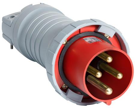 ABB 2CMA166826R1000 Plug, 4h, 125A, IP67, 3P+N+E