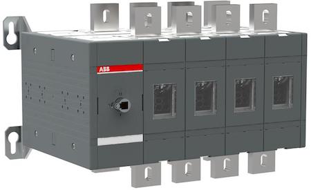 ABB 1SCA022872R0870 Manual change-over switch, I-O-II -operation, open transition