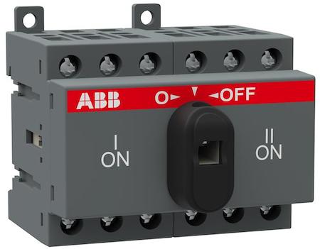 ABB 1SCA104816R1001 Manual change-over switch, I-O-II -operation, open transition