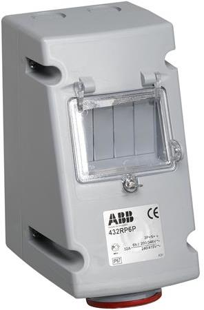 ABB 2CMA164590R1000 Industrial Outlets prepared for MCB/RCD Protection, 3P+N+E, 16 A, Optional voltage