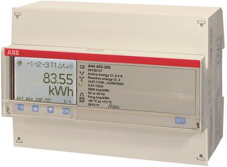 ABB 2CMA100130R1000 Electricty meter A44 453-200